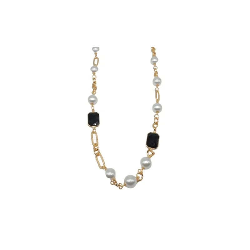 Collar de acero y piedras Z2016610 CO