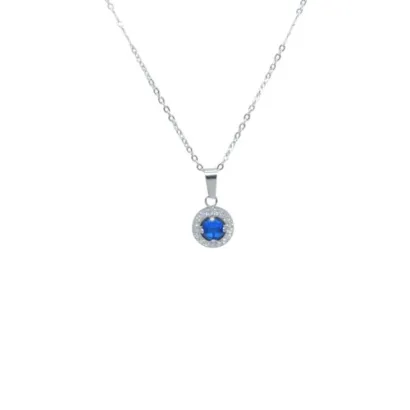 Collar de acero y piedras Z2016762 Z