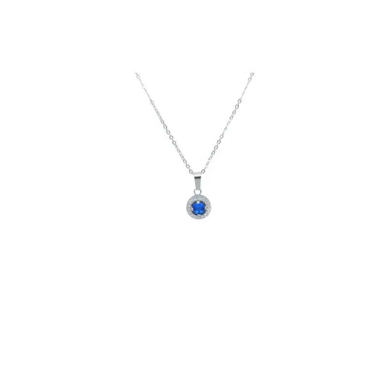 Collar de acero y piedras Z2016762 Z