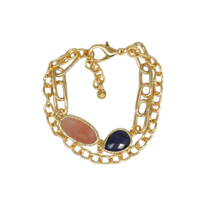 Pulsera acero y piel Z2016885 PU