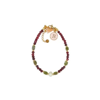 Pulsera de acero y piedras Z2016900 B