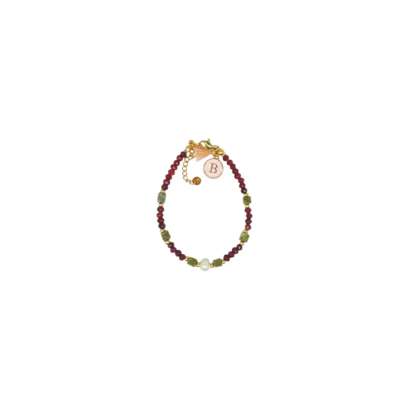 Pulsera de acero y piedras Z2016900 B