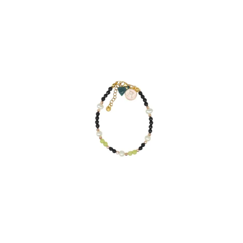 Pulsera de acero y piedras Z2016900 F