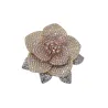 Broche de acero y piedras Z2016972