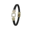 Pulsera de acero y piel Z2016829 N