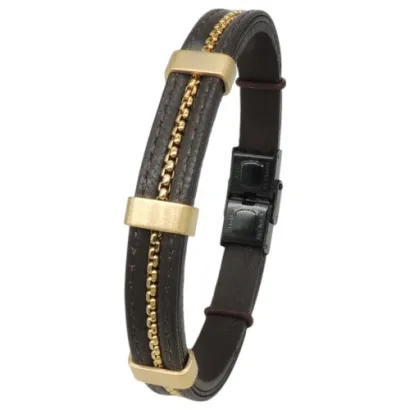 Pulsera Ivoire acero chapado oro C303026