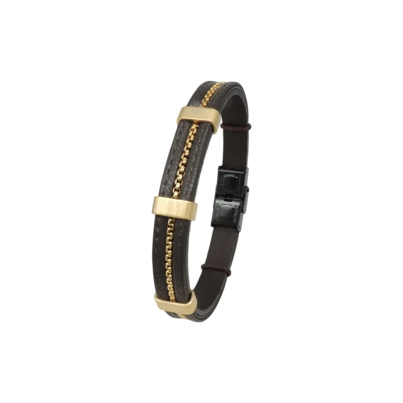 Pulsera Ivoire acero chapado oro C303026