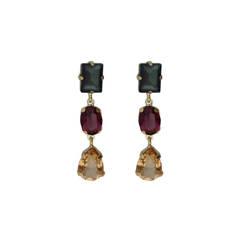 Pendientes colourful borea A5478-MDT