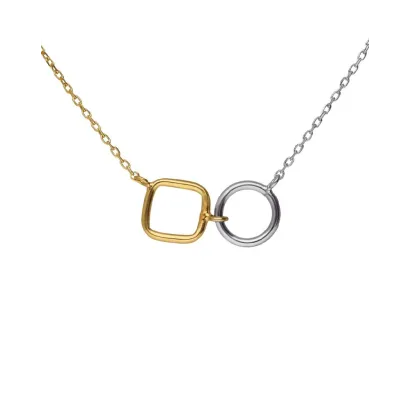 Collar bicolour circulo nivola A5508-BG