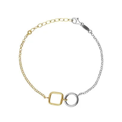 Pulsera bicolour circulo nivola A5510-BP