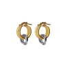 Pendientes aro bicolour nivola A5520-BT