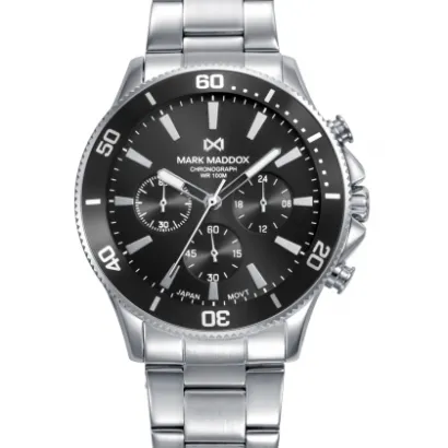 Reloj crono acero brazalete sr HM1027-57