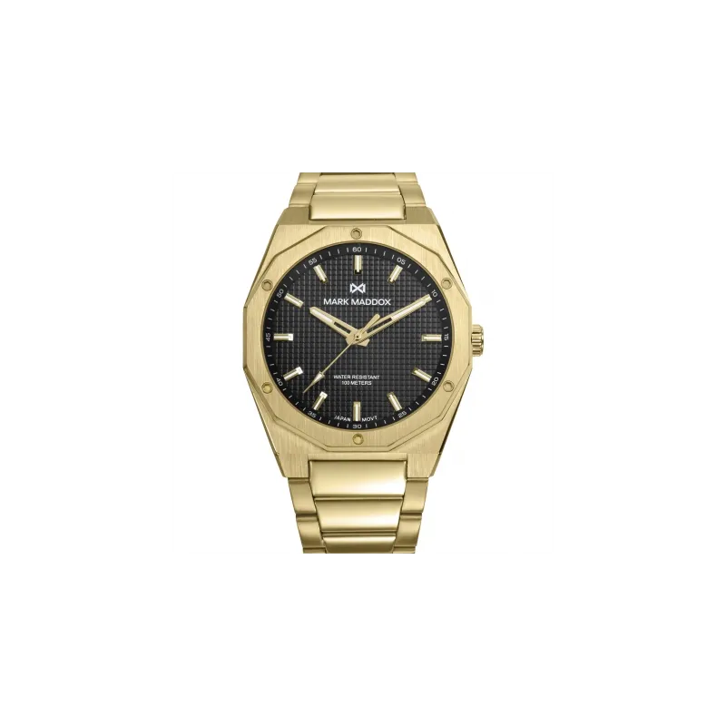 Reloj acero ip dorado brazalete sr HM103