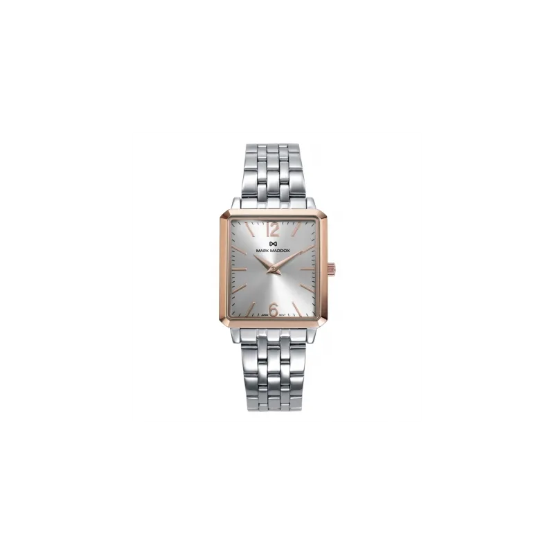 Reloj acero ip rosa brazalete sra MM0142