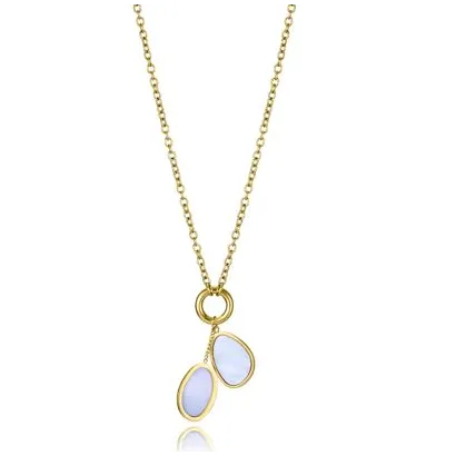 Collar acero madre perla 14321C01012