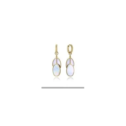 Pendiente acero madre perla 14321E01012