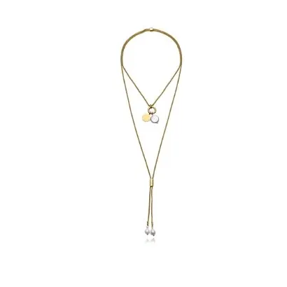 Collar acero madre perla 14344C01012