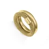 Anillo acero dorado doble 14345A01412