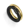 Anillo acero negro doble 14347A01610