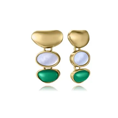 pendiente acero piedra natural 14348E010