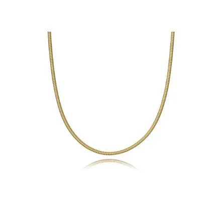 Collar acero y titanio dorado 15199C0901