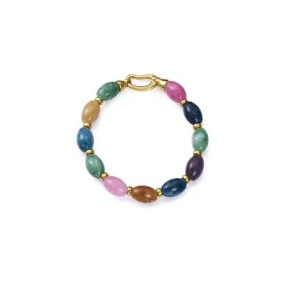 Pulsera Viceroy plata baño oro piedras 1