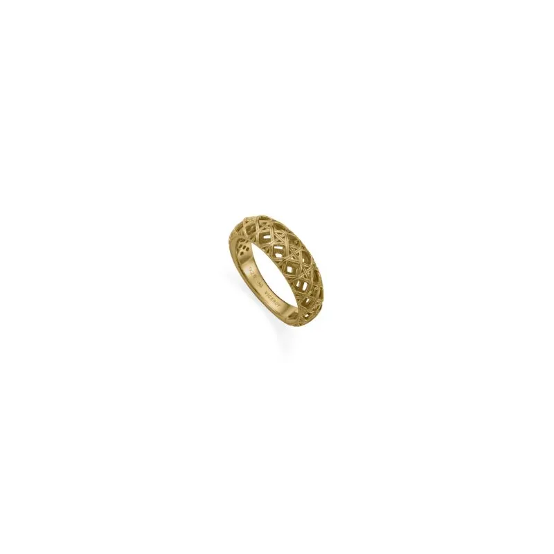 Anillo plata baño oro calado 2344A016-00