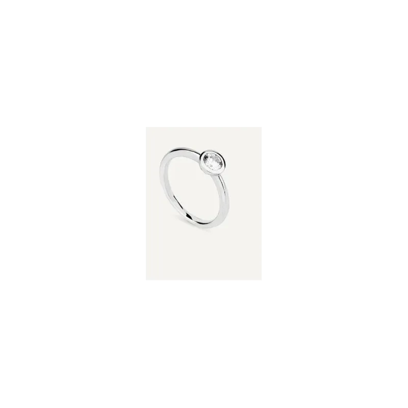 Anillo Brilliant Cut chaton plataBSO2.0,