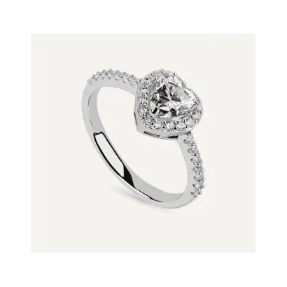 Anillo brilliant cut en plata bso61