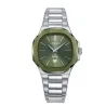 Reloj acero ip verde 45110-67