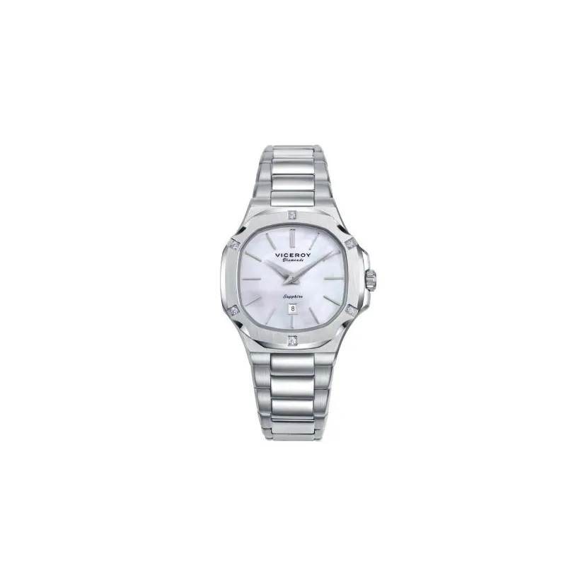 Reloj acero diamantes 45112-07