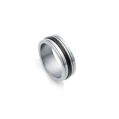 Anillo acero ip negro 75294A01810