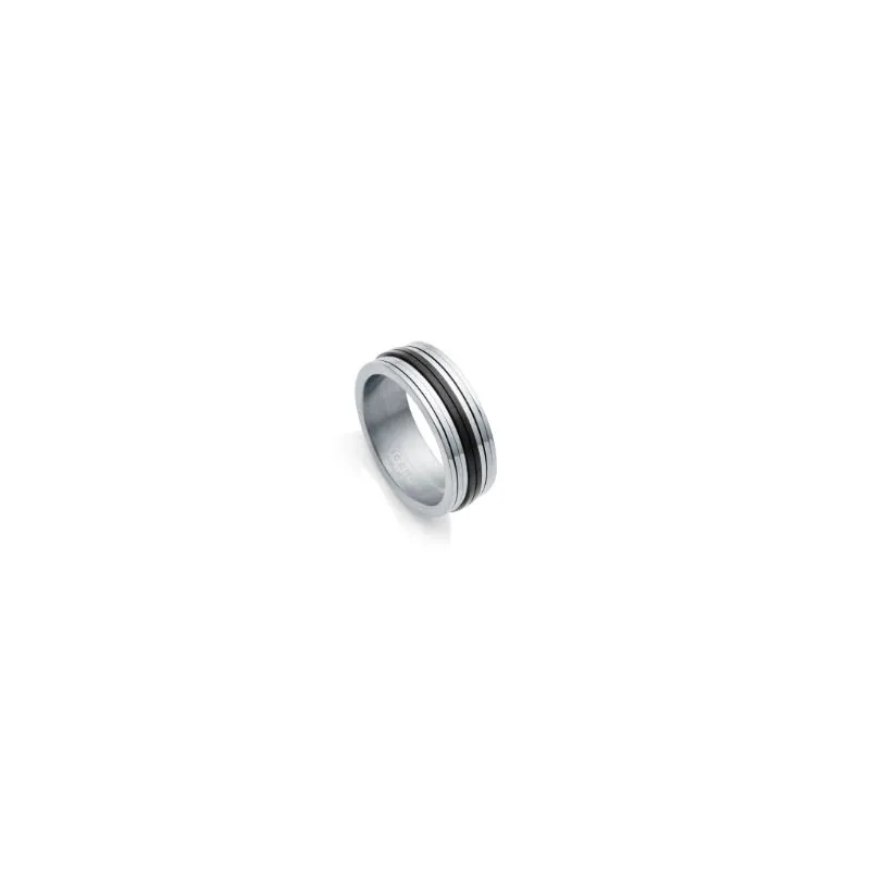 Anillo acero ip negro 75294A01810