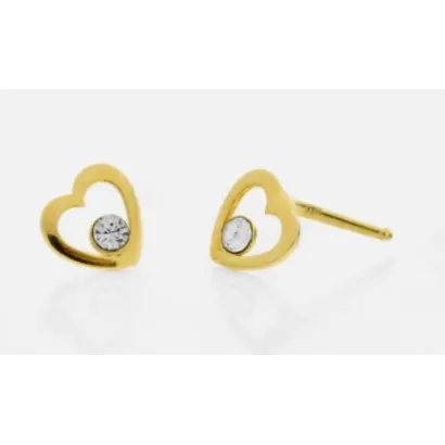 Pendientes corazon cristal A3474-07DT