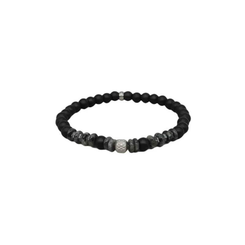 Pulsera acero y piedras C30302744