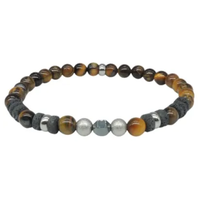 Pulsera de acero y piedras C30302746 B