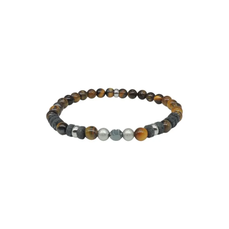 Pulsera de acero y piedras C30302746 B