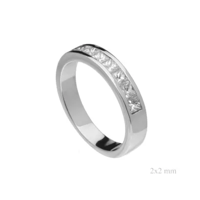 Sortija carril 2.2mm circonitas 2010275 