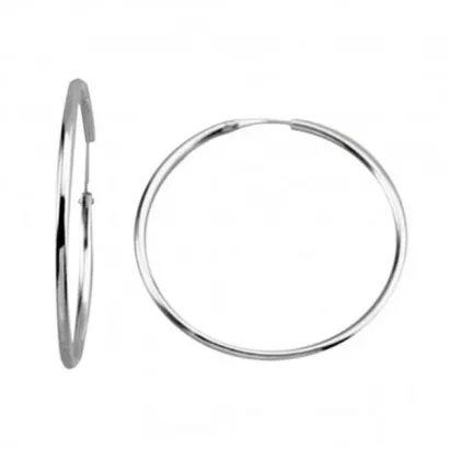 Aros lisos de plata 2140067 16