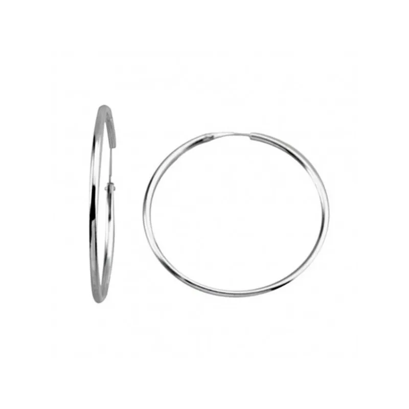 Aros lisos de plata 2140067 16