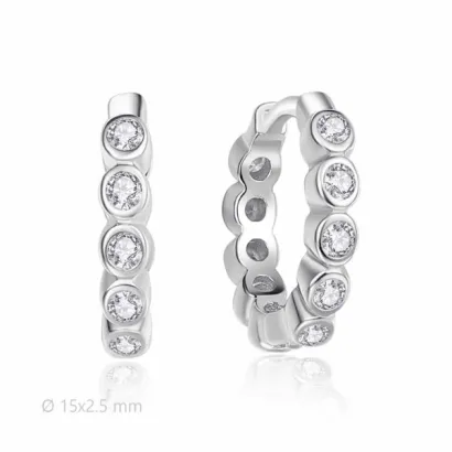 Aros de plata microengaste 2140953 15