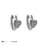 Pendiente aro con corazon 1183