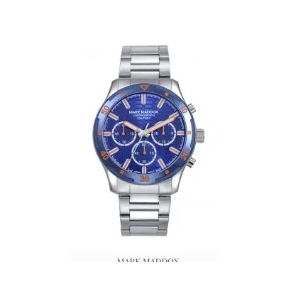 Reloj crono acero ip azul sr HM0155-36