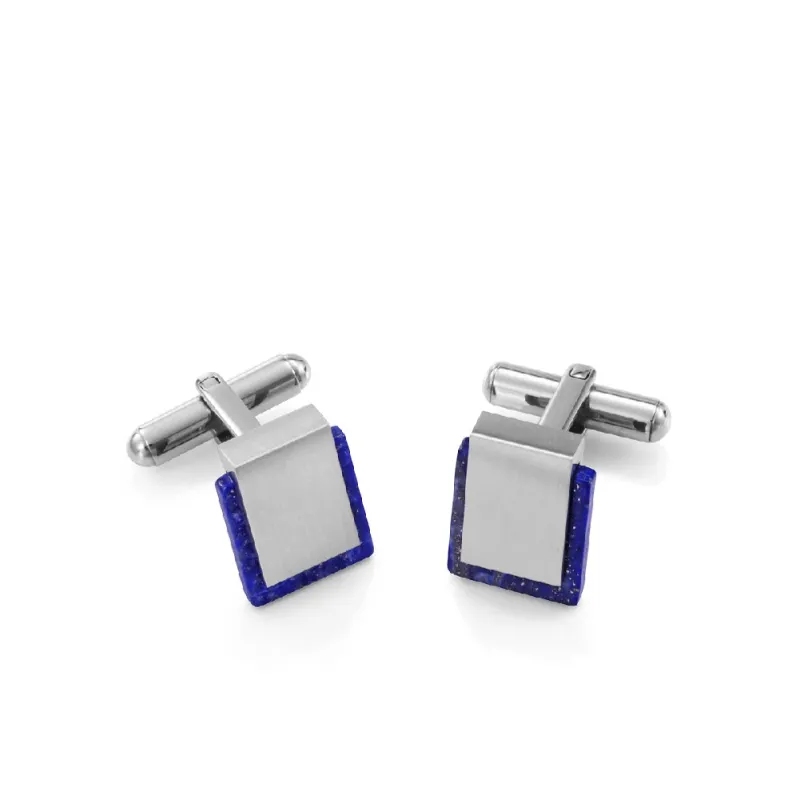 Gemelos acero piedra natural 14382G01013