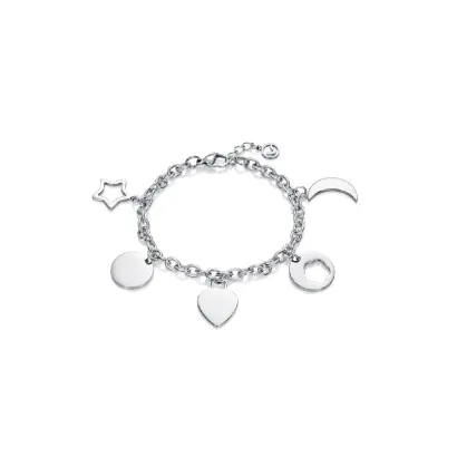 Pulsera acero con charms 75104P01000
