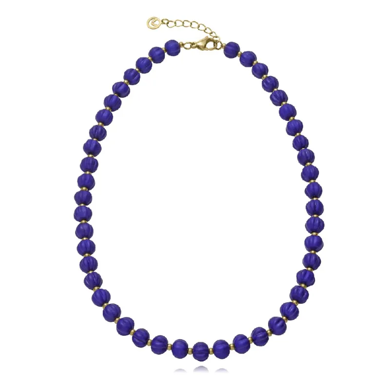 Collar acero ip dorado cris 14354C01013