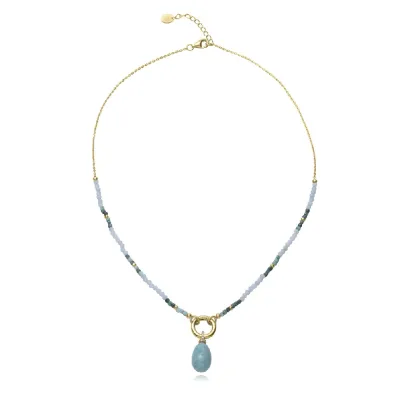 Color plata baño oro piedra 13269C100-92