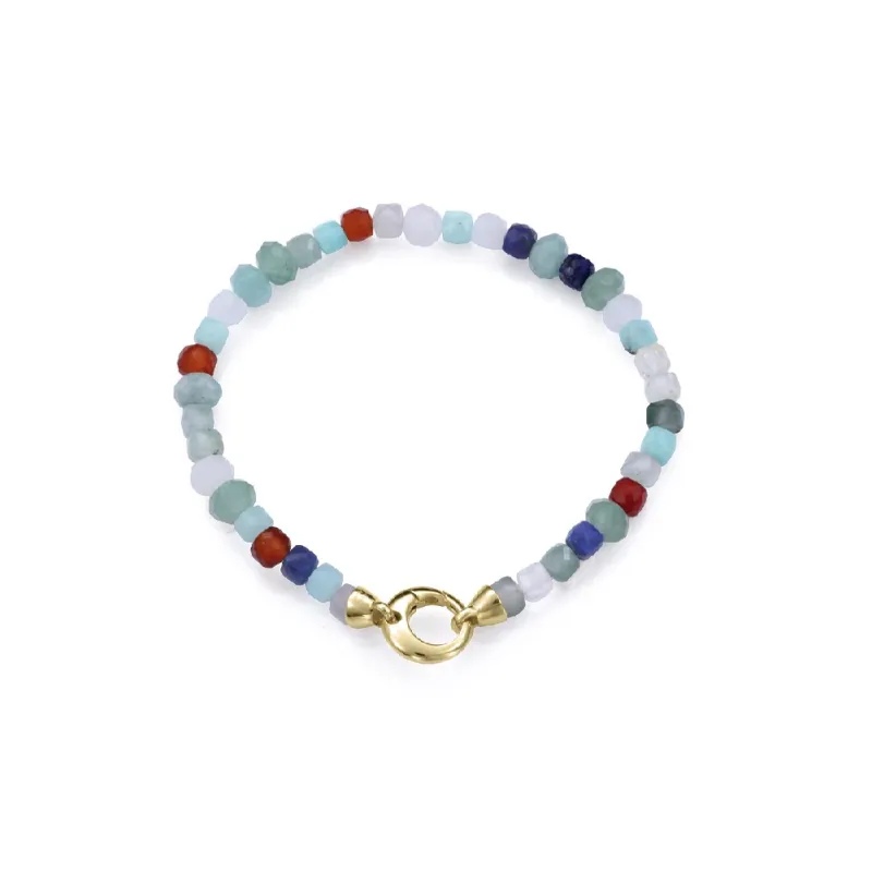 Pulsera plata baño oro 13271P100-49