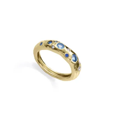 Anillo plata baño oro 2373A016-33