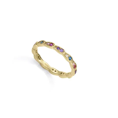 Anillo plata baño oro 2374A012-39